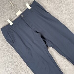 Hi-Tec Pants Men's 32x30 (34x30) Navy Blue Stretch Performance Athletic Golf